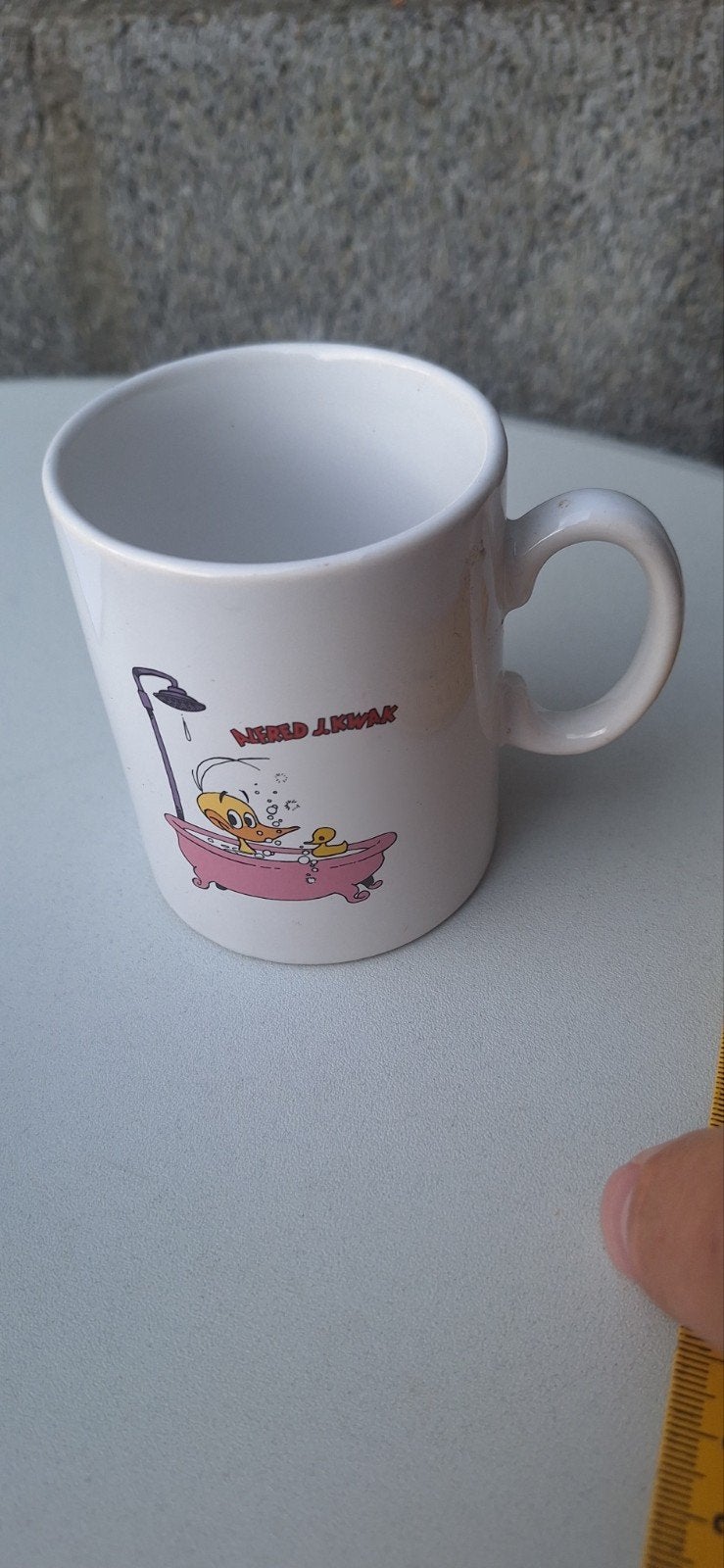 Alfred jedocus kwak mok uit 1989 (22426), Ophalen of Verzenden, Zo goed als nieuw, ., Telecable