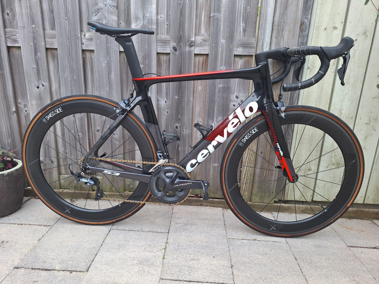 Cervélo S3, 28 inch, Gebruikt, Carbon, Velgrem