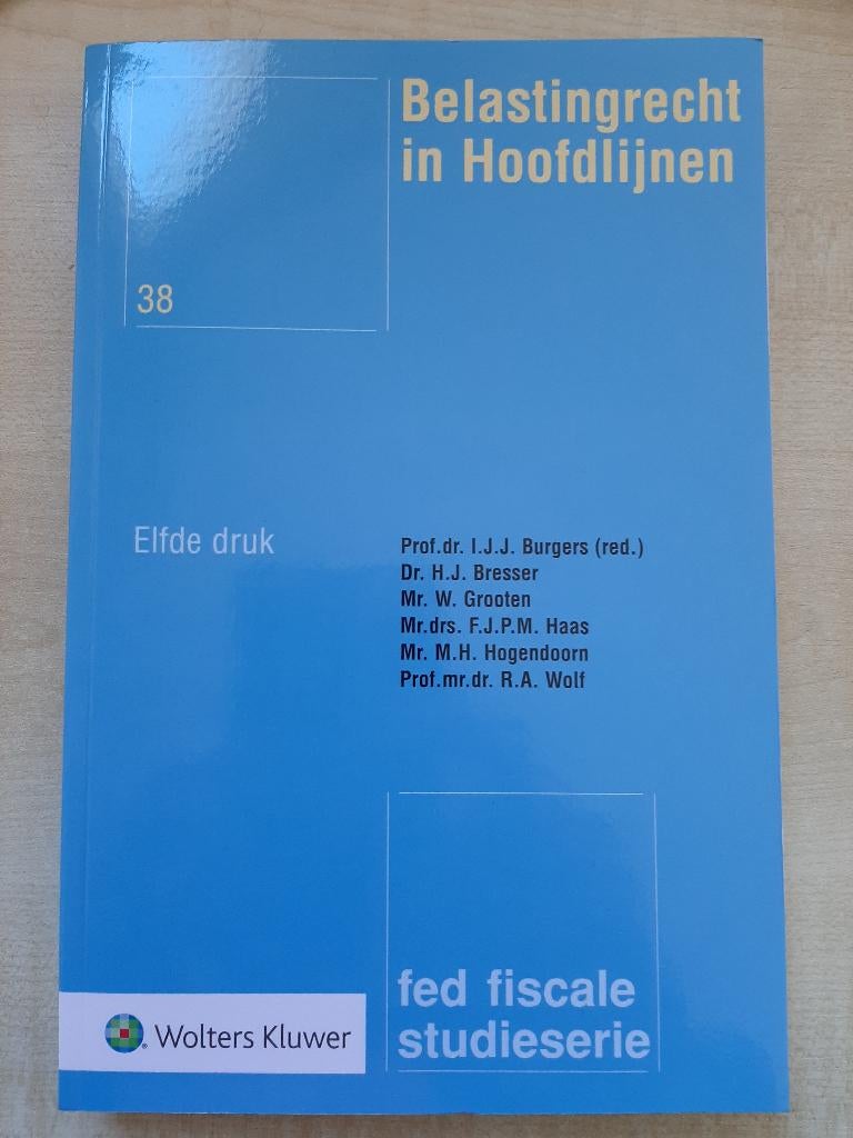 Belastingrecht in hoofdlijnen, 11e druk, Ophalen of Verzenden, Alpha, Zo goed als nieuw, HBO