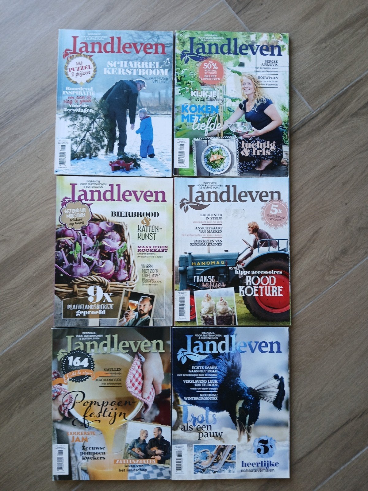 6 x tijdschrift Landleven 2017 tijdschriften, Boeken, Ophalen of Verzenden, Gelezen, Overige typen