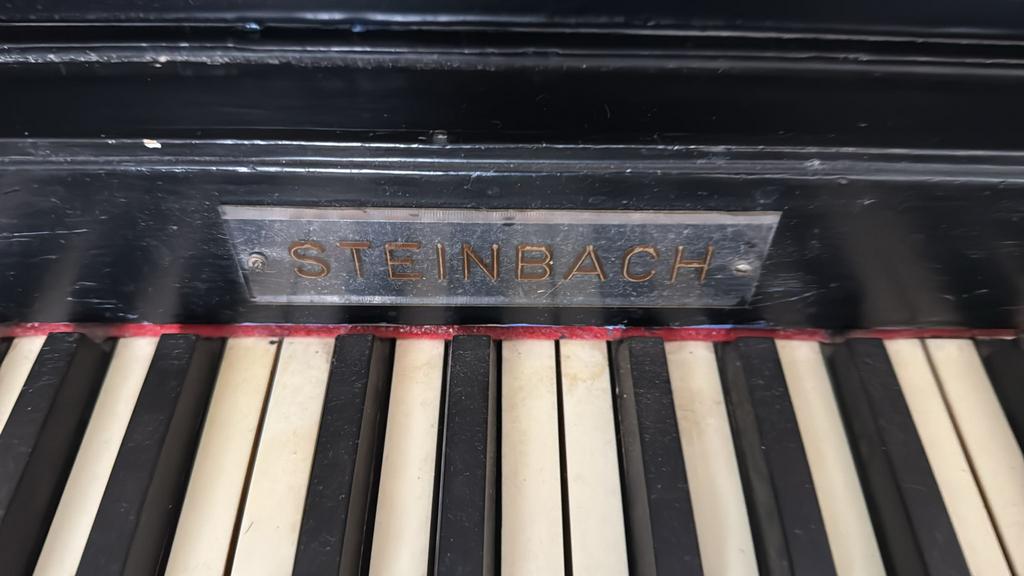 Studie piano merk Steinbach, Muziek en Instrumenten, Piano's, Gebruikt, Zwart, Ophalen of Verzenden, Piano