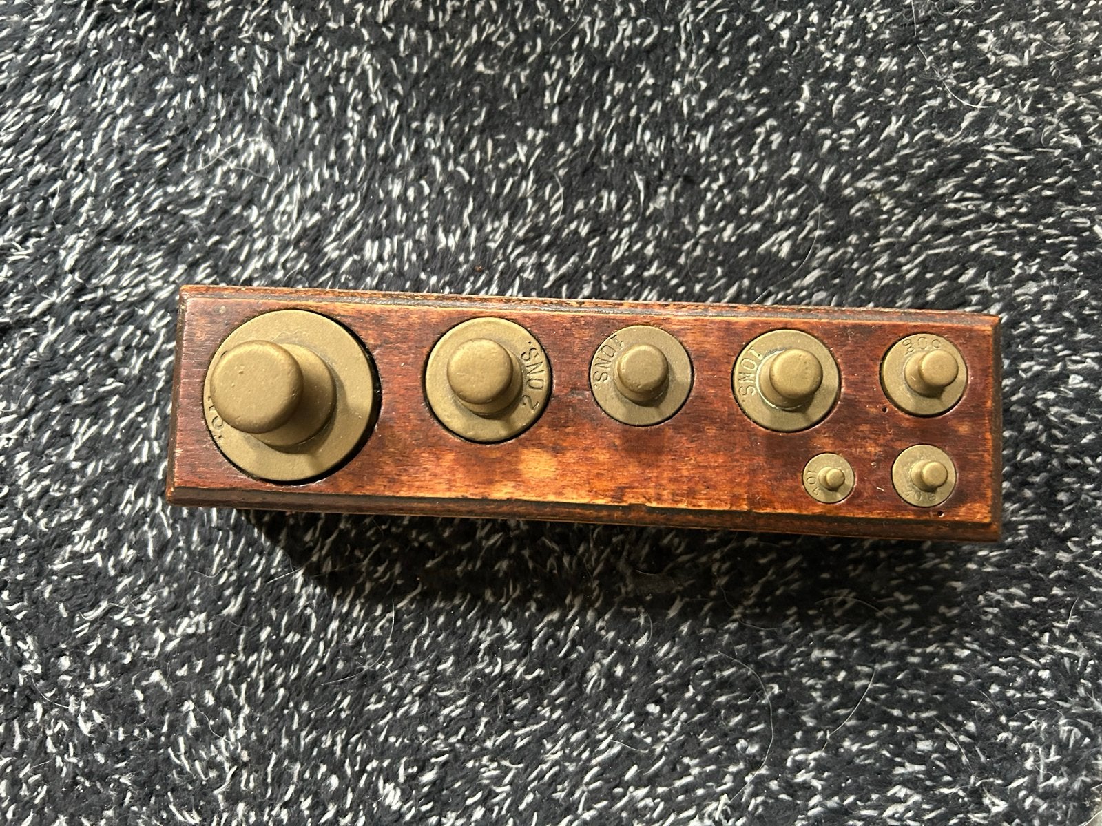Antieke Weegschaal met Gewichten - 10 kg, Antiek en Kunst, Antiek | Gereedschap en Instrumenten, Ophalen