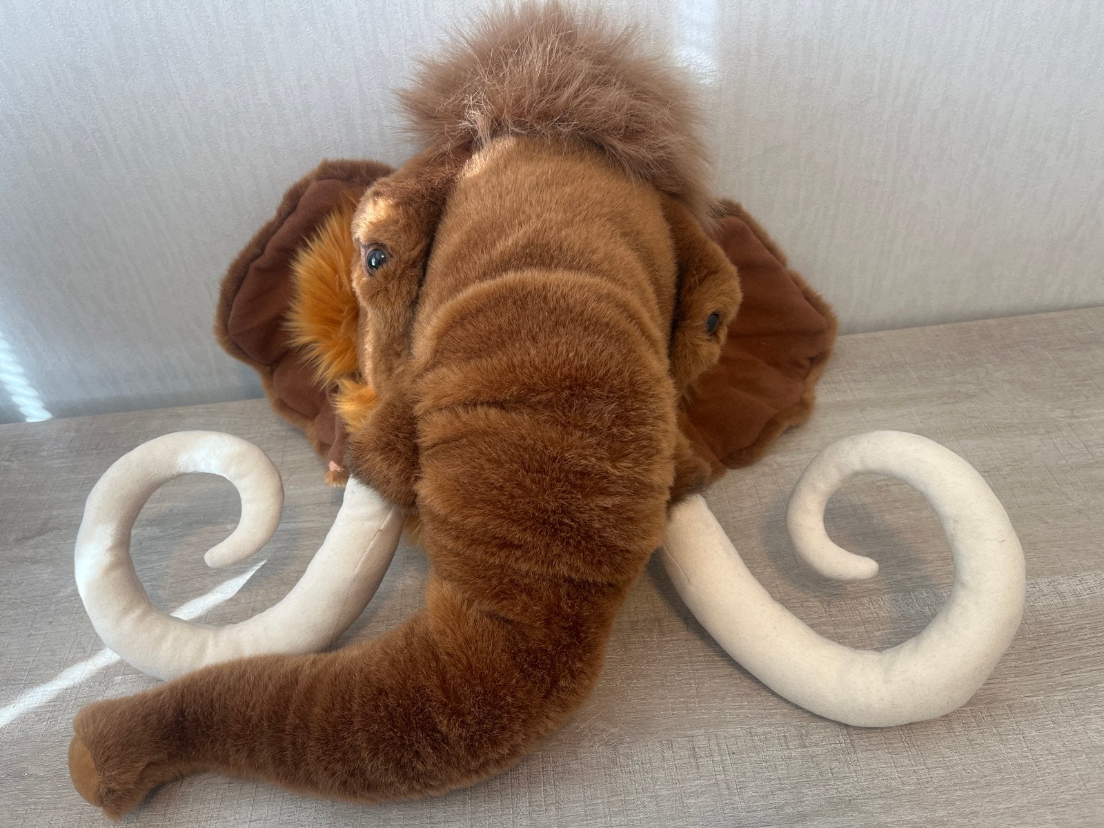 Knuffel Mammoet - Wanddecoratie, Overige merken, Ophalen of Verzenden, Middelgroot (20 tot 80 cm), Olifant