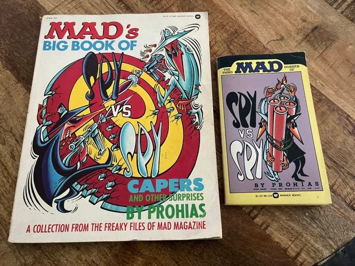 Mad strips SPY VS SPY, Meerdere stripboeken, Ophalen