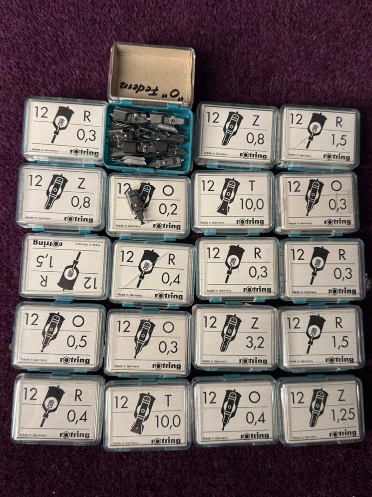 Verzameling rotring new old stock jaren 70, Ophalen of Verzenden, Nieuw, Overige typen