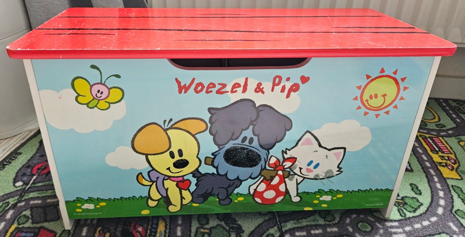 Woezel & Pip Speelgoedkist / Opbergkist, Ophalen, Gebruikt, Jongen of Meisje