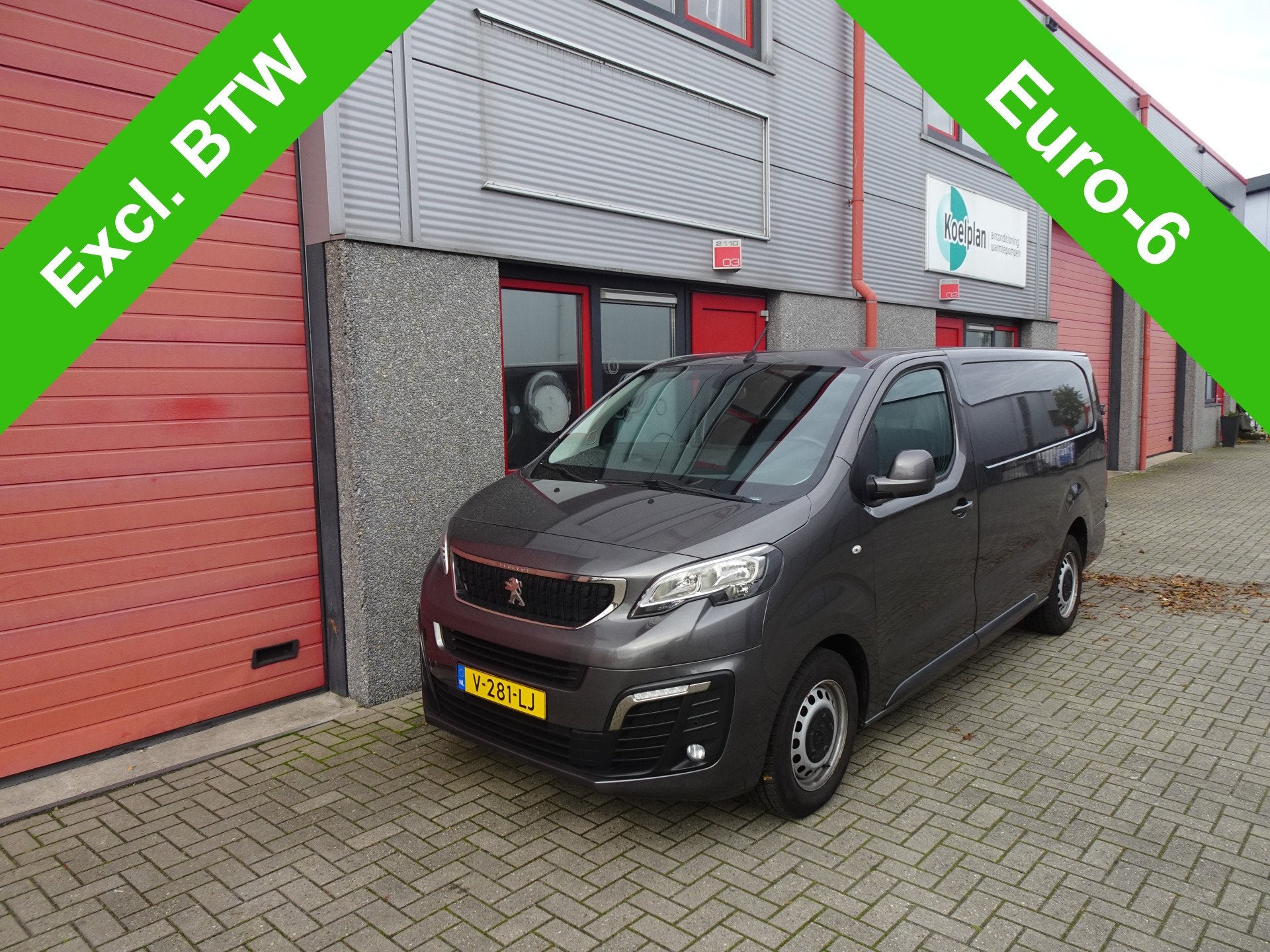 Peugeot Expert 231L 2.0 BlueHDI 150 Premium Pack airco 3 zit, Auto's, Voorwielaandrijving, Stof, Gebruikt, 4 cilinders