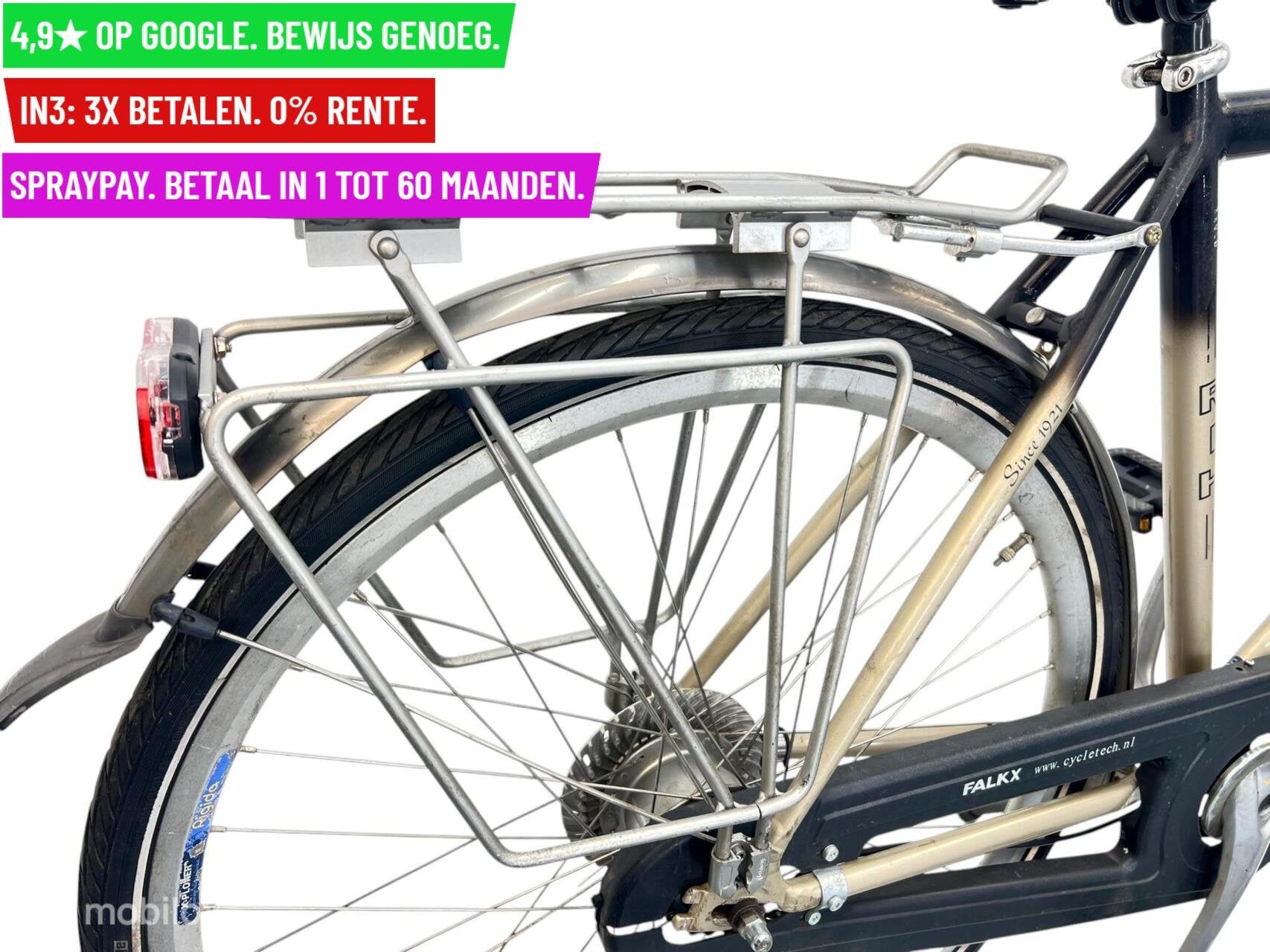 Herenfiets RIH Sigma 28"/57cm/8ver - Garantie/Levering, Overige merken, 9713 Bv Groningen, Gebruikt, RIH