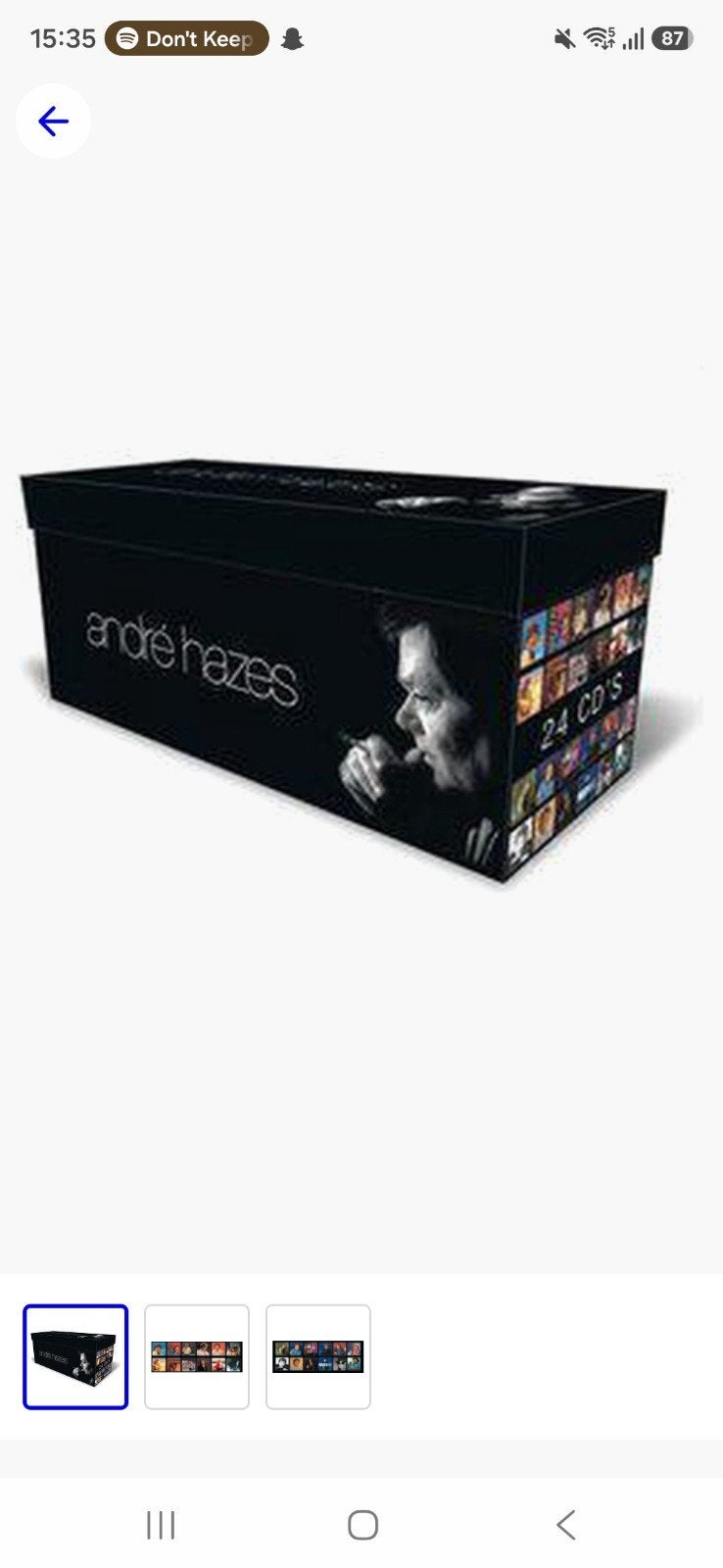 André Hazes - 24 CD's Boxset - Levenslied, Ophalen, Zo goed als nieuw, Levenslied of Smartlap, Boxset