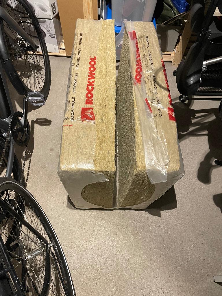Rockwool Steenwol Isolatieplaat Plus - 45mm - 100x60cm, Doe-het-zelf en Verbouw, Ophalen, 4 tot 8 cm, Nieuw, Steenwol