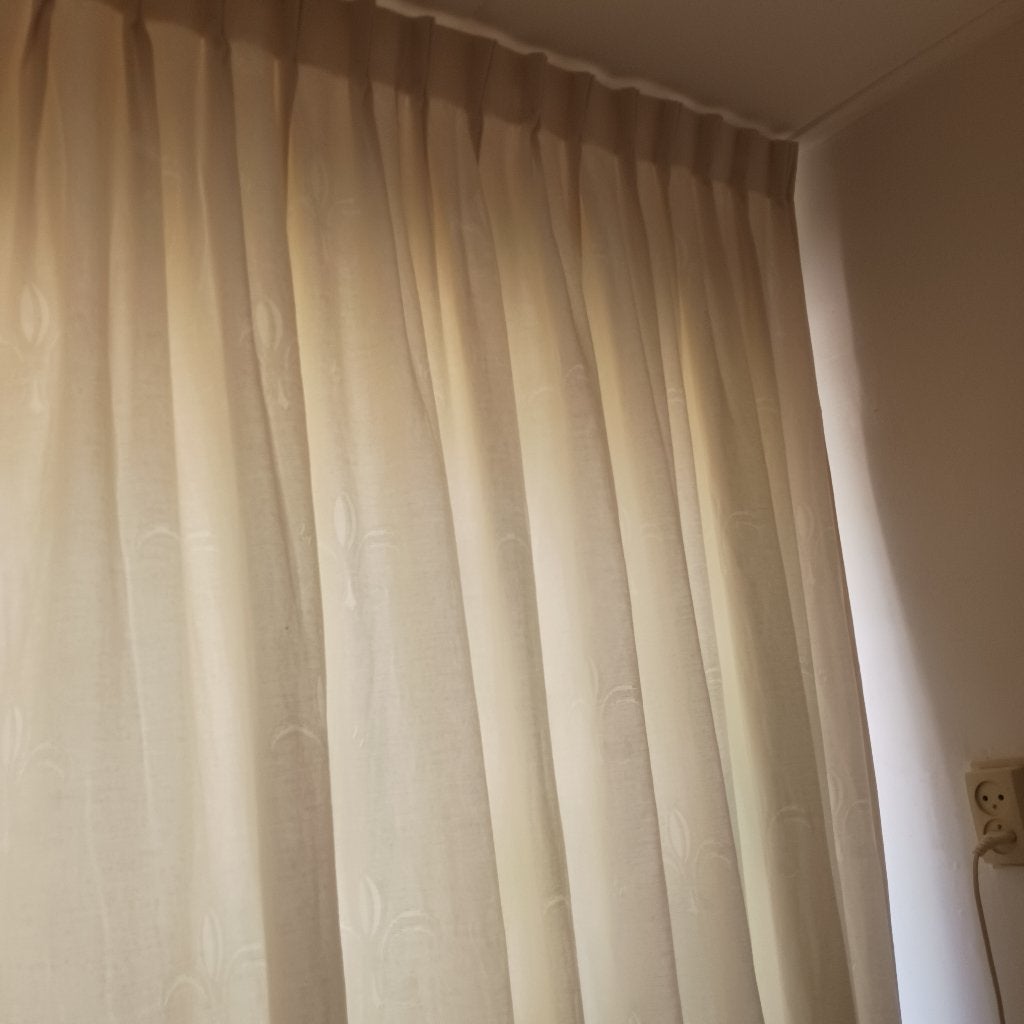 Overgordijnen, Ophalen, Met haken, 235 cm, 410 cm