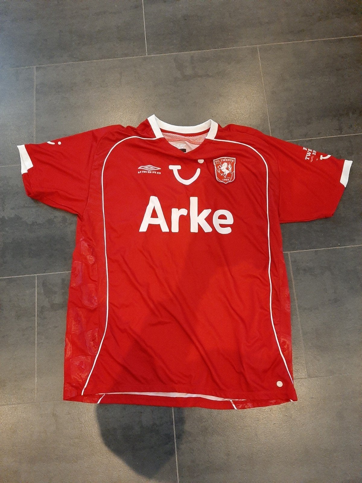 FC Twente Thuisshirt Rood Maat XXXL, Overige maten, Ophalen of Verzenden, Voetbal, Gedragen