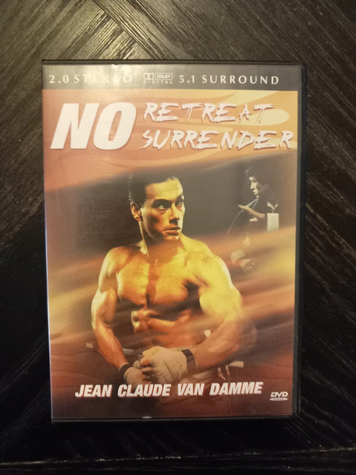 No Retreat, No Surrender - Jean-Claude Van Damme DVD, Actie, Ophalen of Verzenden, Vanaf 12 jaar, Inclusief doosje
