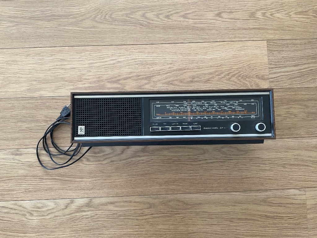 Vintage Grundig Radio RF 412 Transistorradio 1975 werkend, Audio, Tv en Foto, Ophalen of Verzenden, Gebruikt, Transistorradio