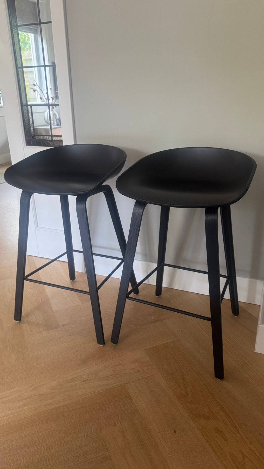Hay barkruk, Huis en Inrichting, Barkrukken, Ophalen, Zo goed als nieuw, Kunststof, 60 tot 90 cm