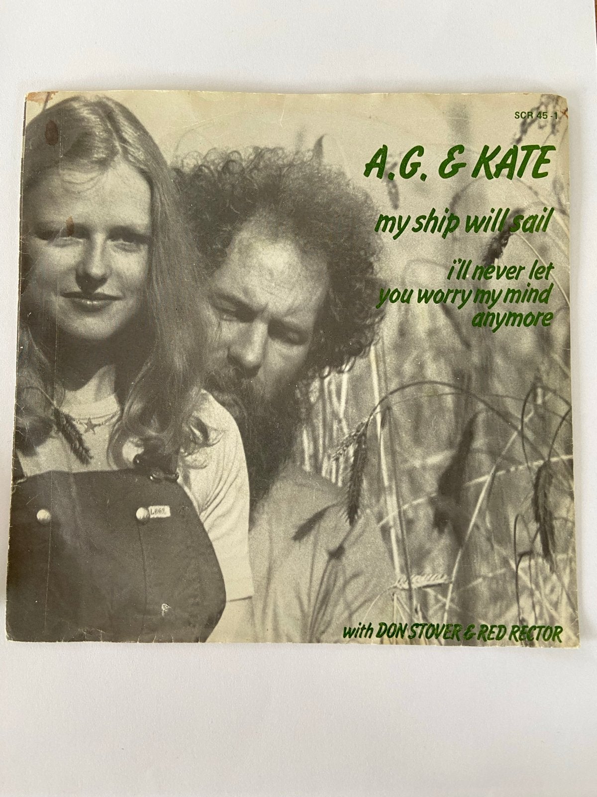 A.G. & Kate with Don Stover & Red Rector - My Ship Will Sail, Gebruikt, 7 inch, Ophalen of Verzenden, EP