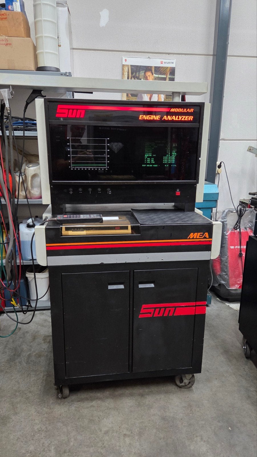 Sun MEA1500 Motortester - Nagekeken en Compleet, Auto diversen, Ophalen, Gebruikt