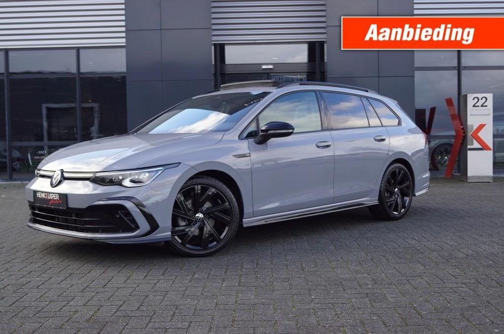 Volkswagen GOLF Variant 1.5 eTSI DSG R-Line 150pk /Panodak /, Automaat, Golf, Zilver of Grijs, Gebruikt