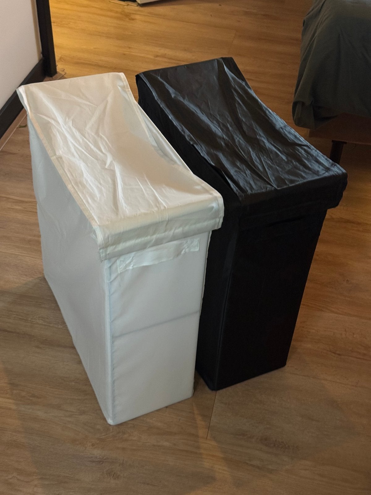 Ikea Skubb wasmanden wit en zwart, Huis en Inrichting, Ophalen of Verzenden, Zo goed als nieuw, Wit
