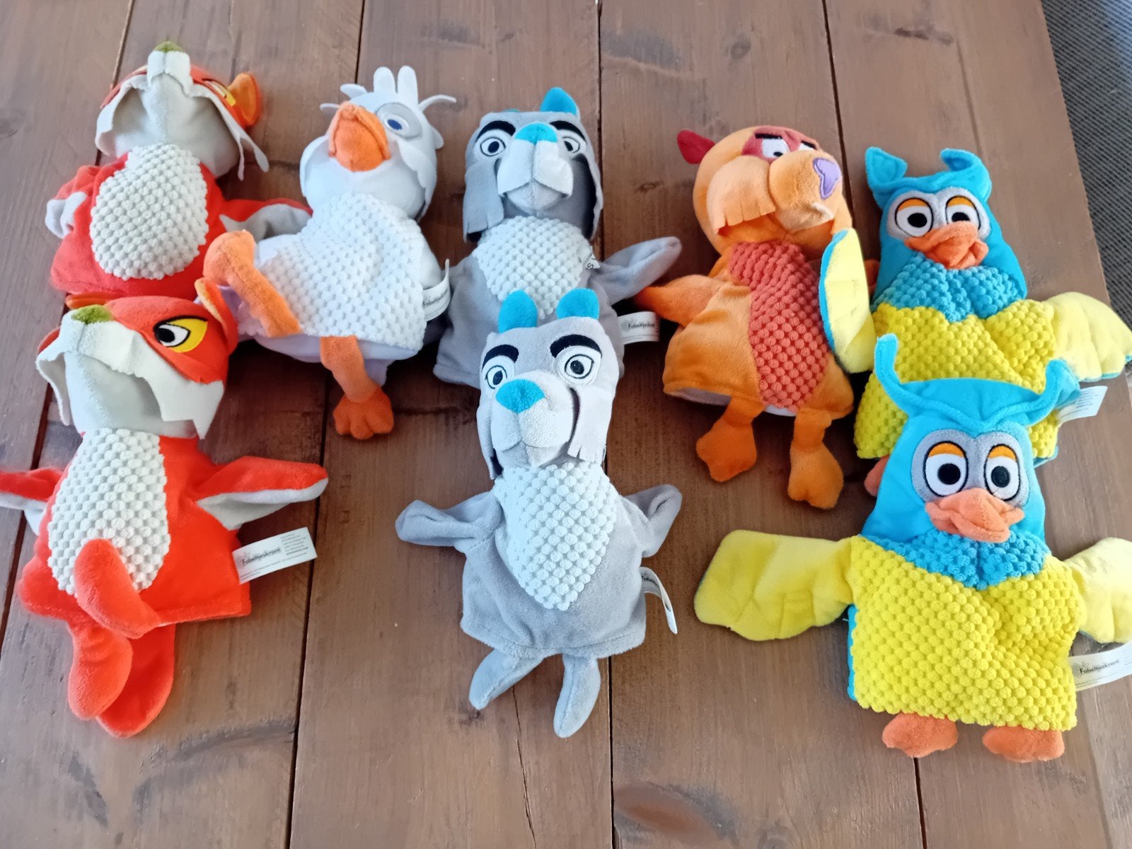 Handpoppen/knuffels van de Fabeltjeskrant, Oranje, Overige merken, Overige karakters, Ophalen of Verzenden