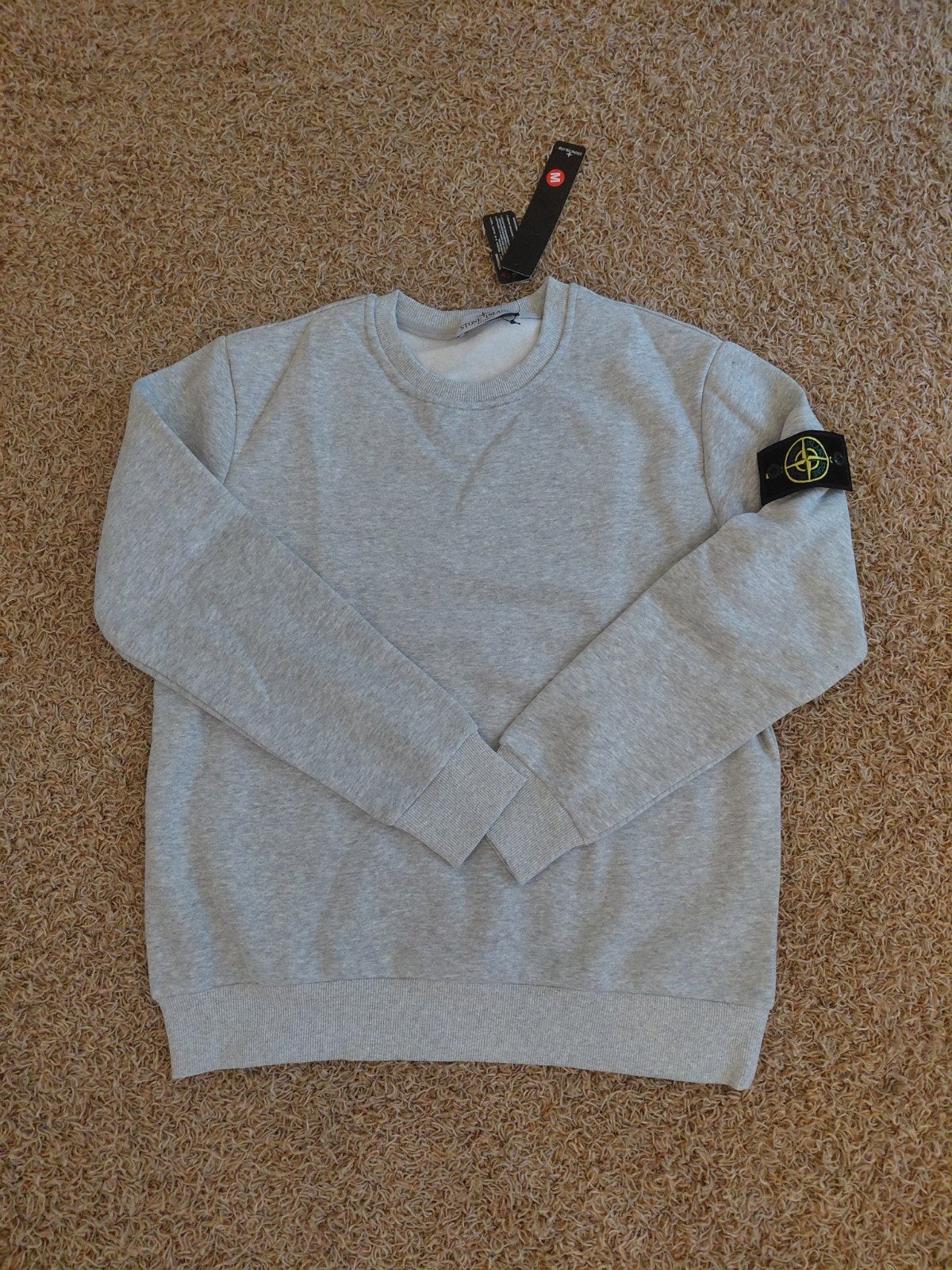 Stone Island Sweatshirt Grijs Maat M, Maat 48/50 (M), Nieuw, Ophalen of Verzenden, Stone Island
