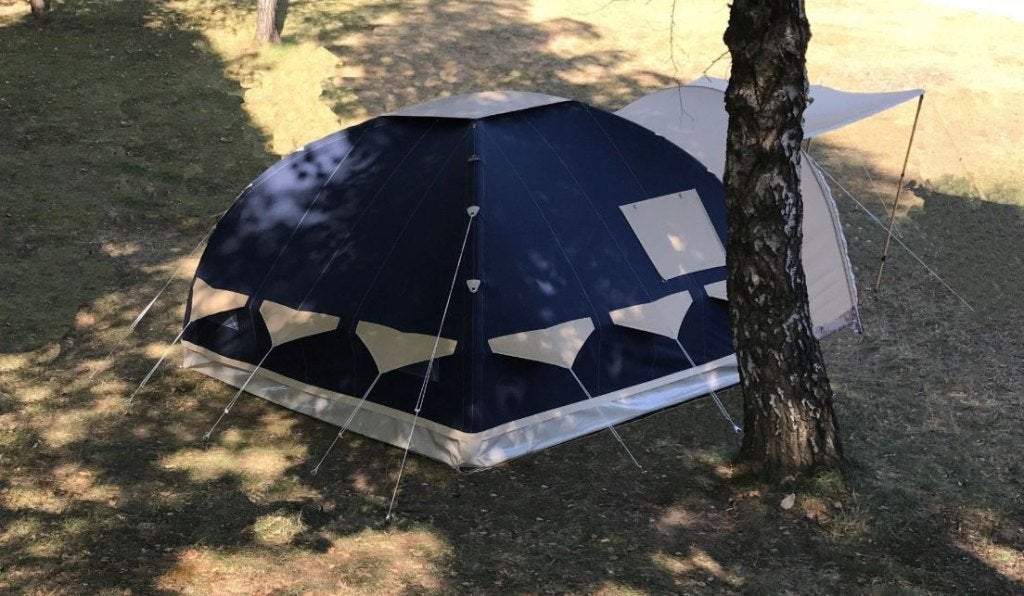 Karsten tent 380 x 380, Ophalen, Zo goed als nieuw, Tot en met 5