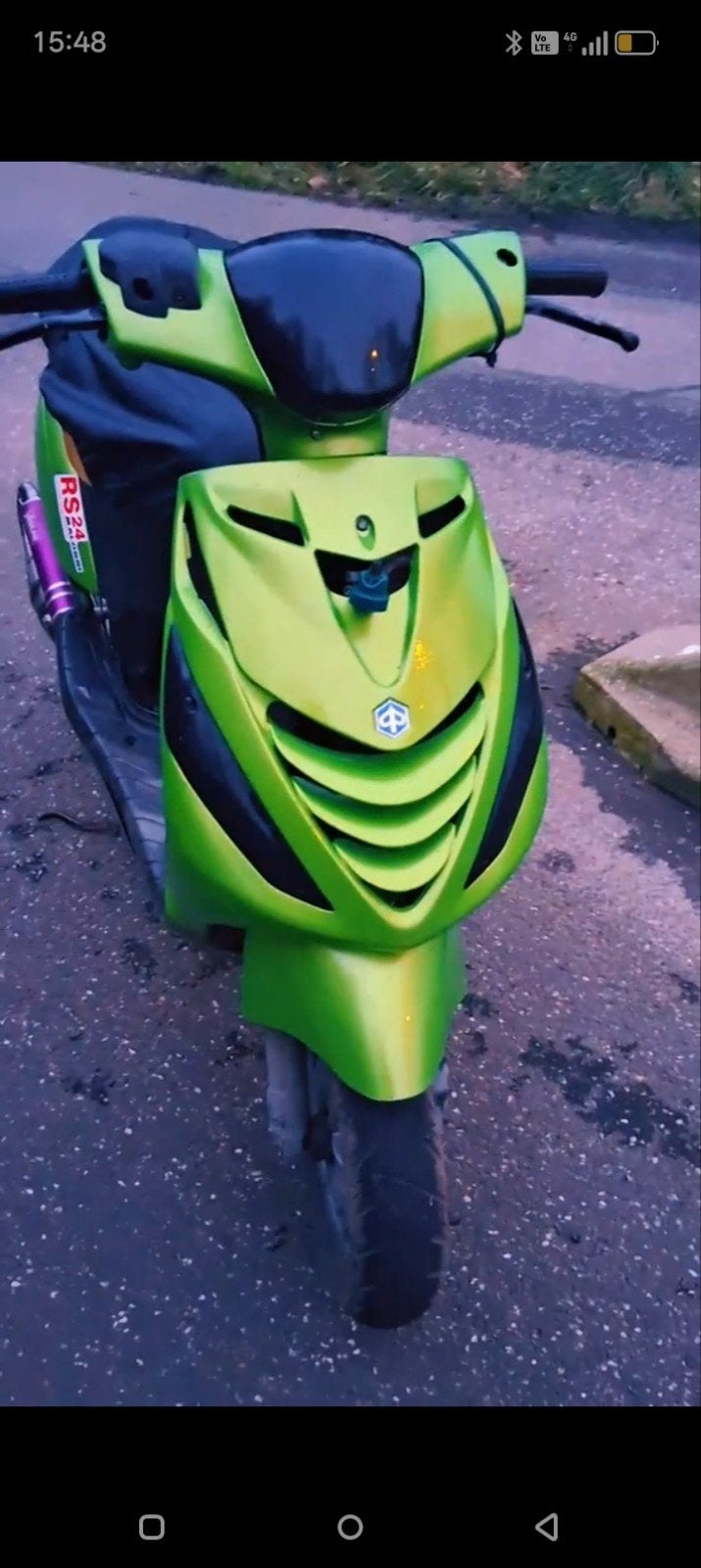Piaggio Zip Scooter - Groen, Goed Onderhouden, Fietsen en Brommers, Ophalen, Gebruikt, Maximaal 45 km/u, Benzine