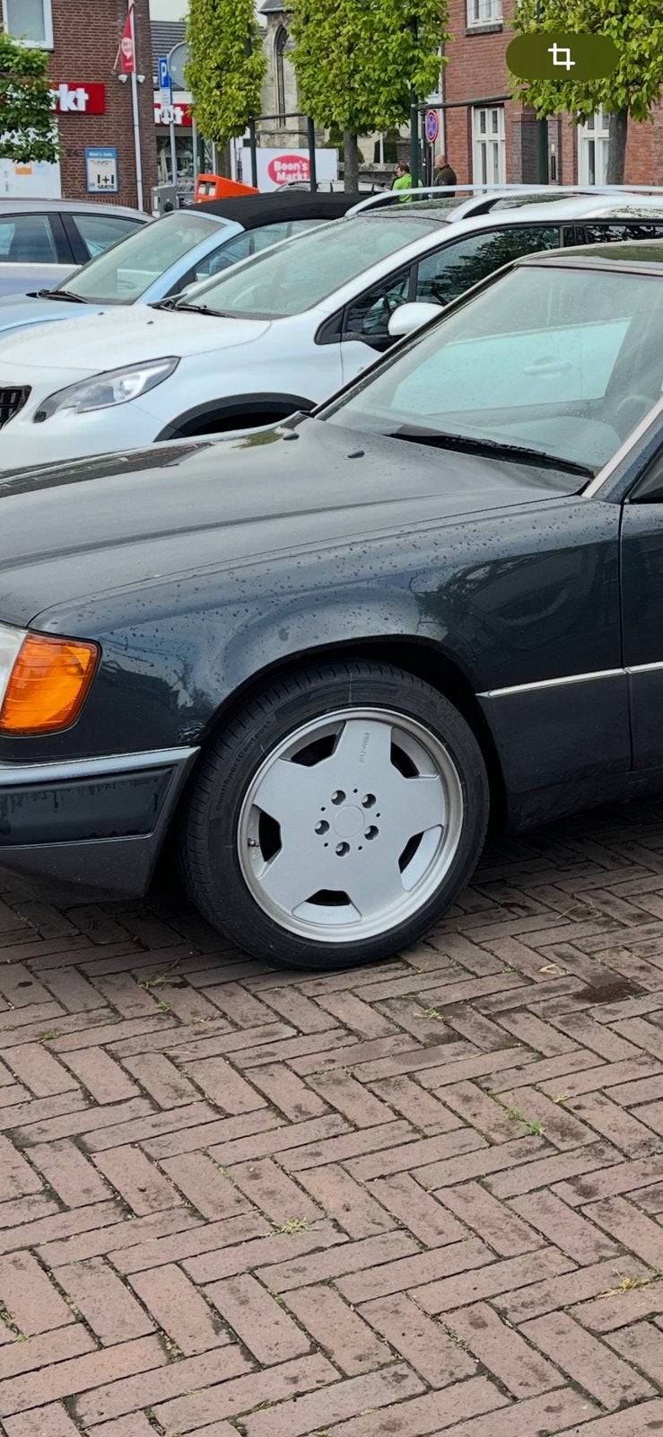 W124 linker zijspatbord gezocht spatbord mercedes benz, Ophalen of Verzenden, Spatbord