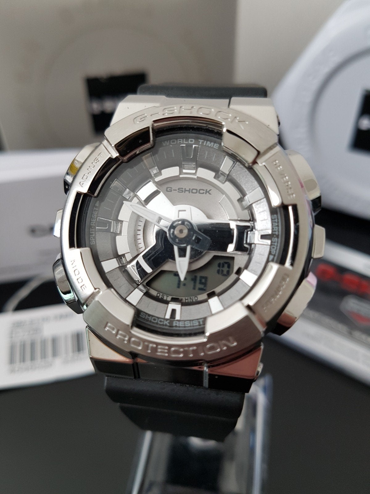 G-Shock GM-S110-1A, Ophalen of Verzenden, Nieuw, Zilver, Casio G-Shock