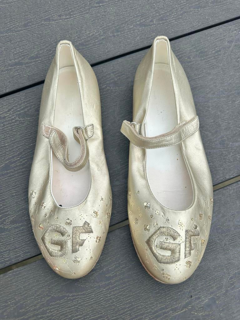 Gianfranco Ferré gouden ballerina’s maat 39, Kleding | Dames, Ophalen of Verzenden, Gedragen, Overige kleuren, Ballerina's