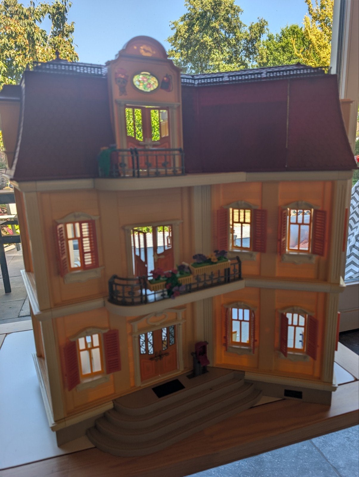 Playmobil huis met gezin en meubels, Kinderen en Baby's, Speelgoed | Poppenhuizen, Ophalen, Poppenhuis
