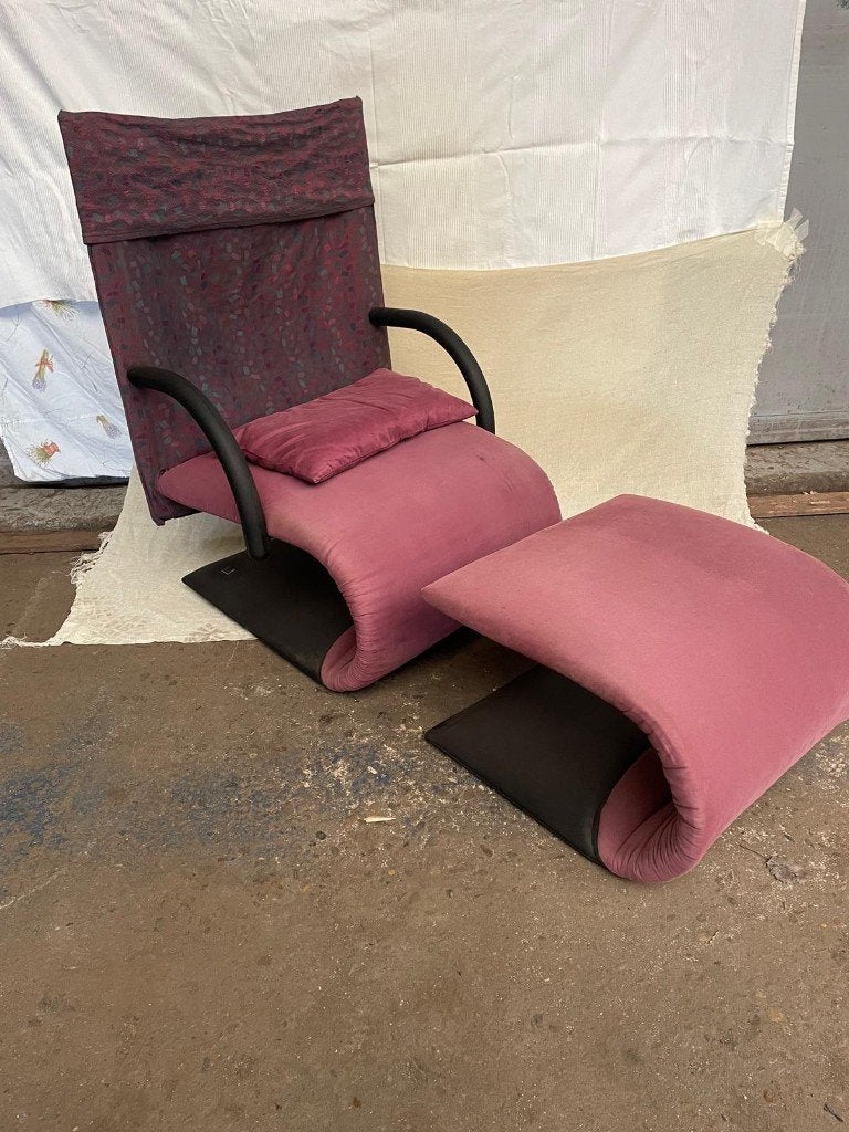 relaxfauteuil is de Zen, Ophalen, Rond, Zo goed als nieuw, Stof