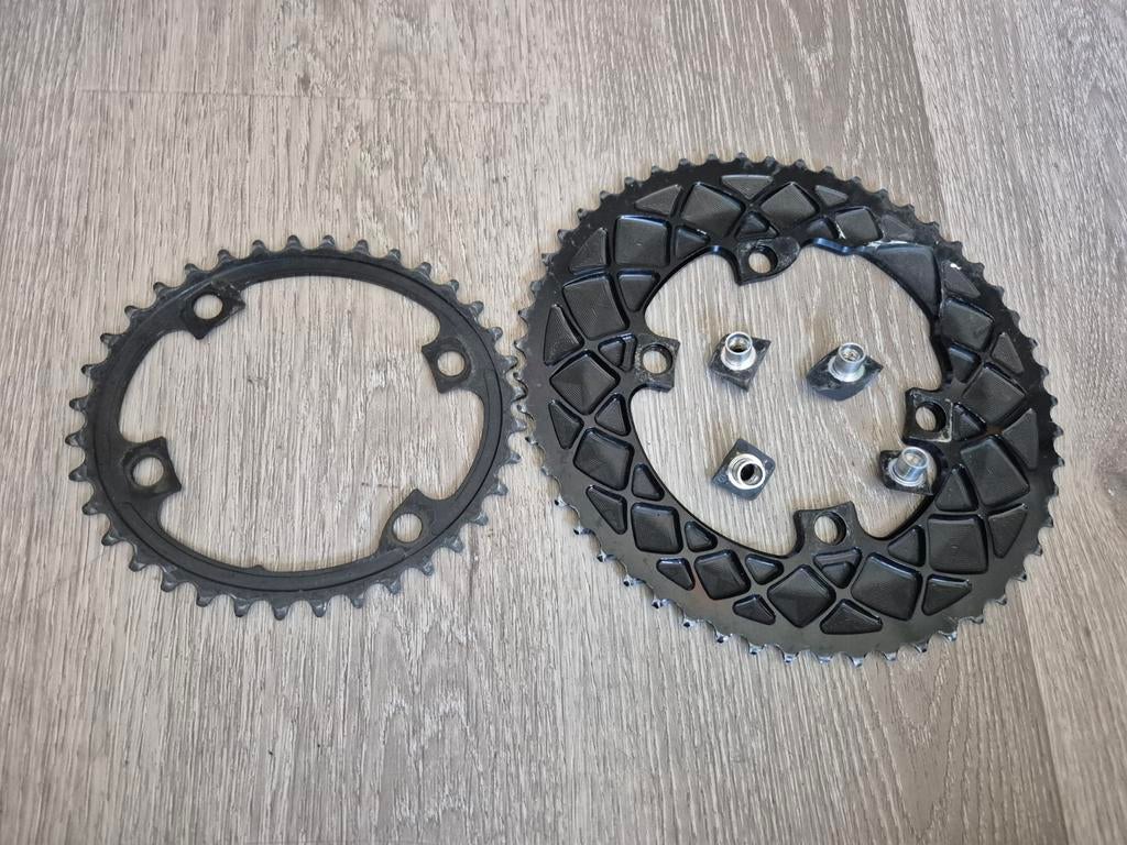 Ovale kettingbladen voor Shimano (Absoluteblack), Fietsen en Brommers, Fietsonderdelen, Ophalen of Verzenden