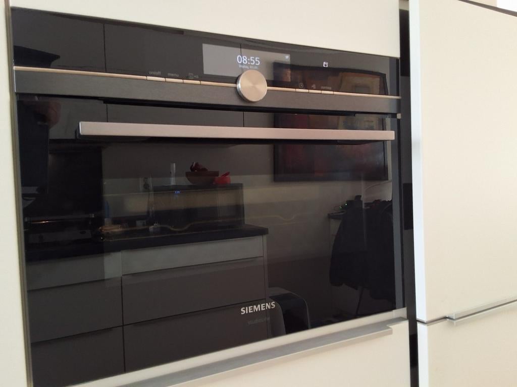 Siemens Inbouw stoom Oven met Grill en Hete Lucht., 45 tot 60 cm, Hete lucht, Ophalen of Verzenden, Zo goed als nieuw