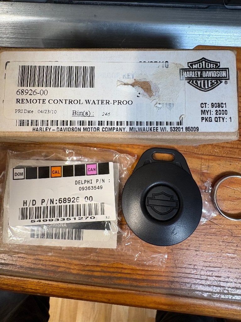 Harley Davidson key fob 68926-00, Ophalen, Nieuw