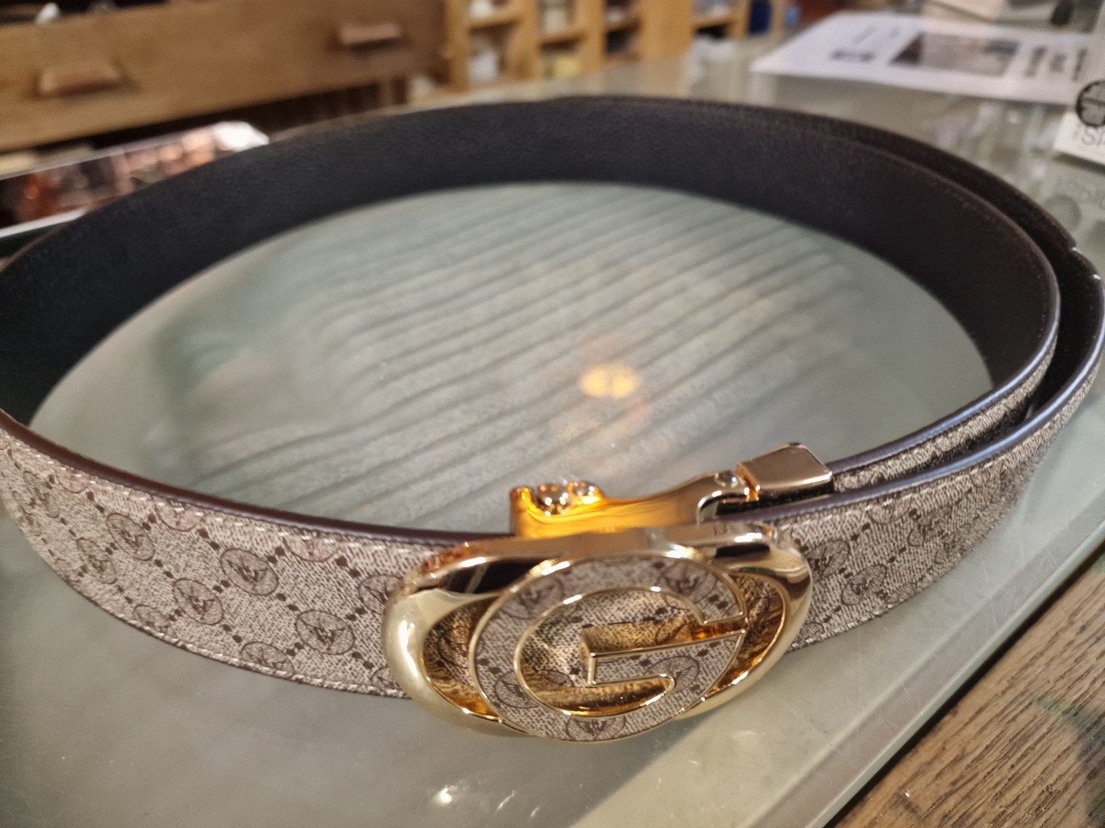 Stijlvolle riem met gouden gesp, Kleding | Dames, Ophalen, Overige kleuren, Nieuw, Heupriem