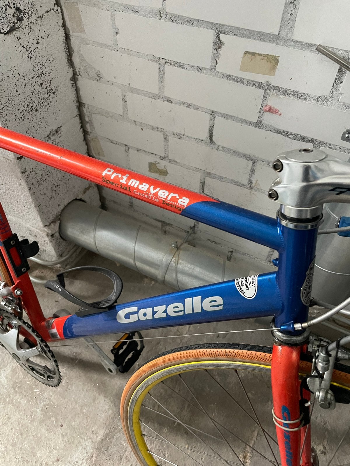 Gazelle Primavera racefiets - Vintage design, Fietsen en Brommers, 28 inch, Gebruikt, Ophalen of Verzenden, Gazelle