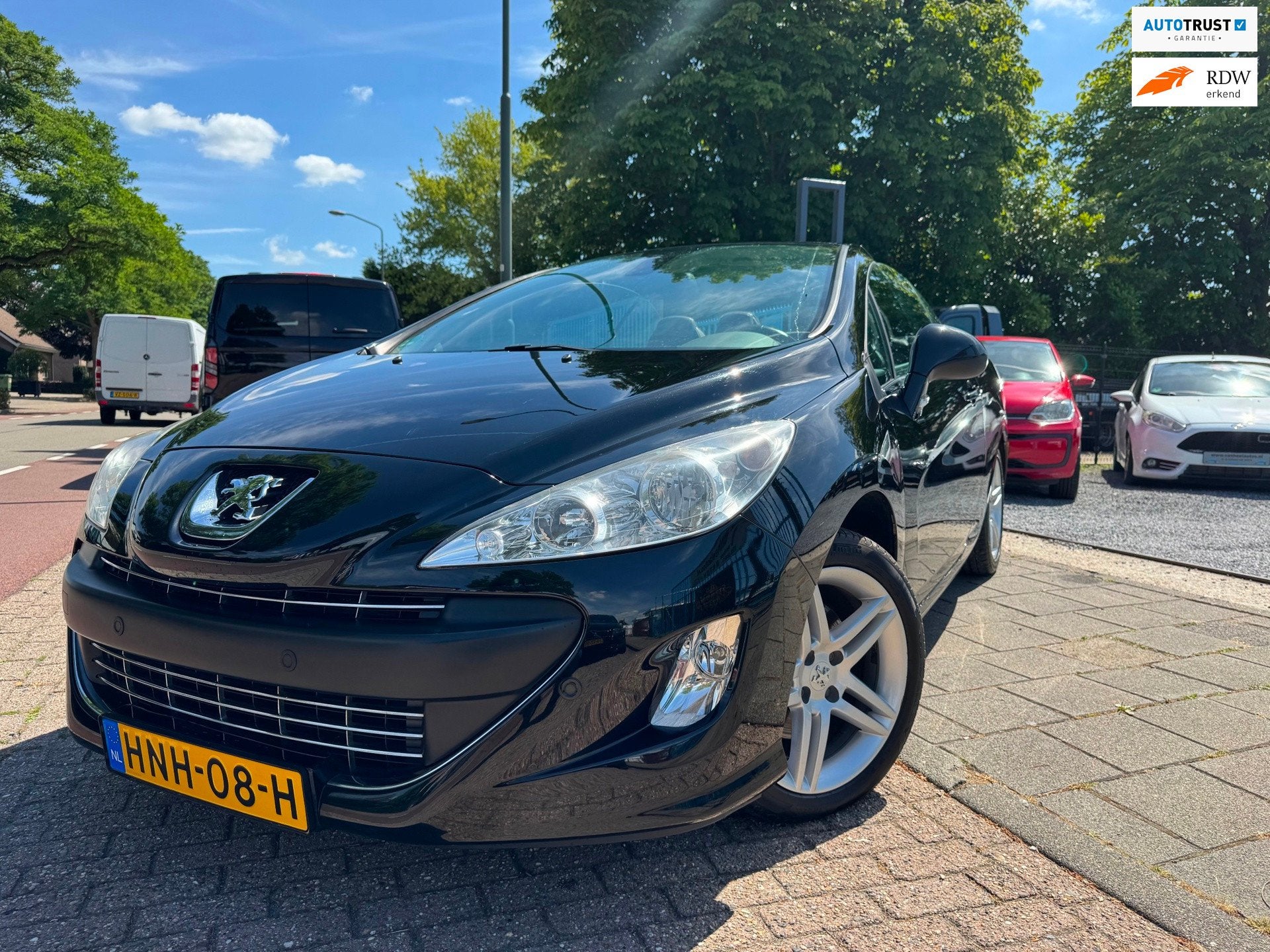 Peugeot 308 CC 1.6 THP Sport Pack Clima Elek Pakket 17” Le, Auto's, Voorwielaandrijving, 1490 kg, Gebruikt, Zwart