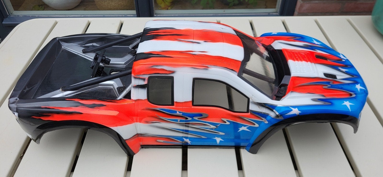 Traxxas X-Maxx kap, Ophalen of Verzenden, Gebruikt, Overige schalen, Auto offroad