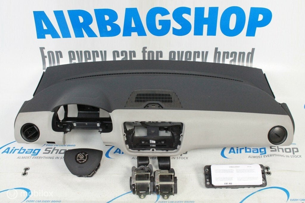 Airbag set - Dashboard beige Skoda Citigo facelift (2016-..), Auto-onderdelen, Dashboard en Schakelaars, Gebruikt, Ophalen of Verzenden