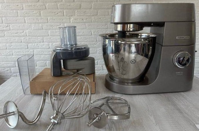 Kenwood Chef XL KVL80 Titanium keukenmachine 1700W, Witgoed en Apparatuur, Keukenmixers, 4 liter of meer, Ophalen of Verzenden