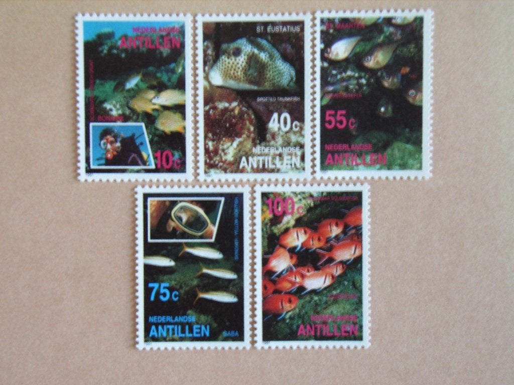 1   Antillen 968-972 Pf, Ophalen of Verzenden, Postfris