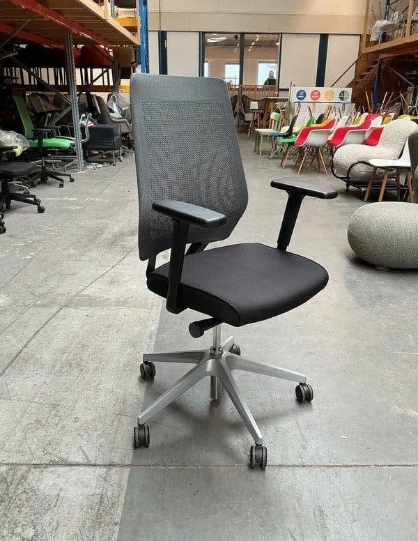 Interstuhl Bureaustoelen JOYCE | Zwart | Chroom |Ergonomisch, Huis en Inrichting, Gebruikt, -, Zwart, -