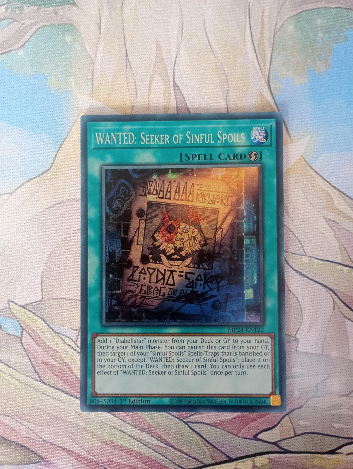 WANTED : Seeker of Sinful Spoil -YU GI OH- 25th - MP24-EN122, Hobby en Vrije tijd, Verzamelkaartspellen | Yu-gi-Oh!, Ophalen of Verzenden