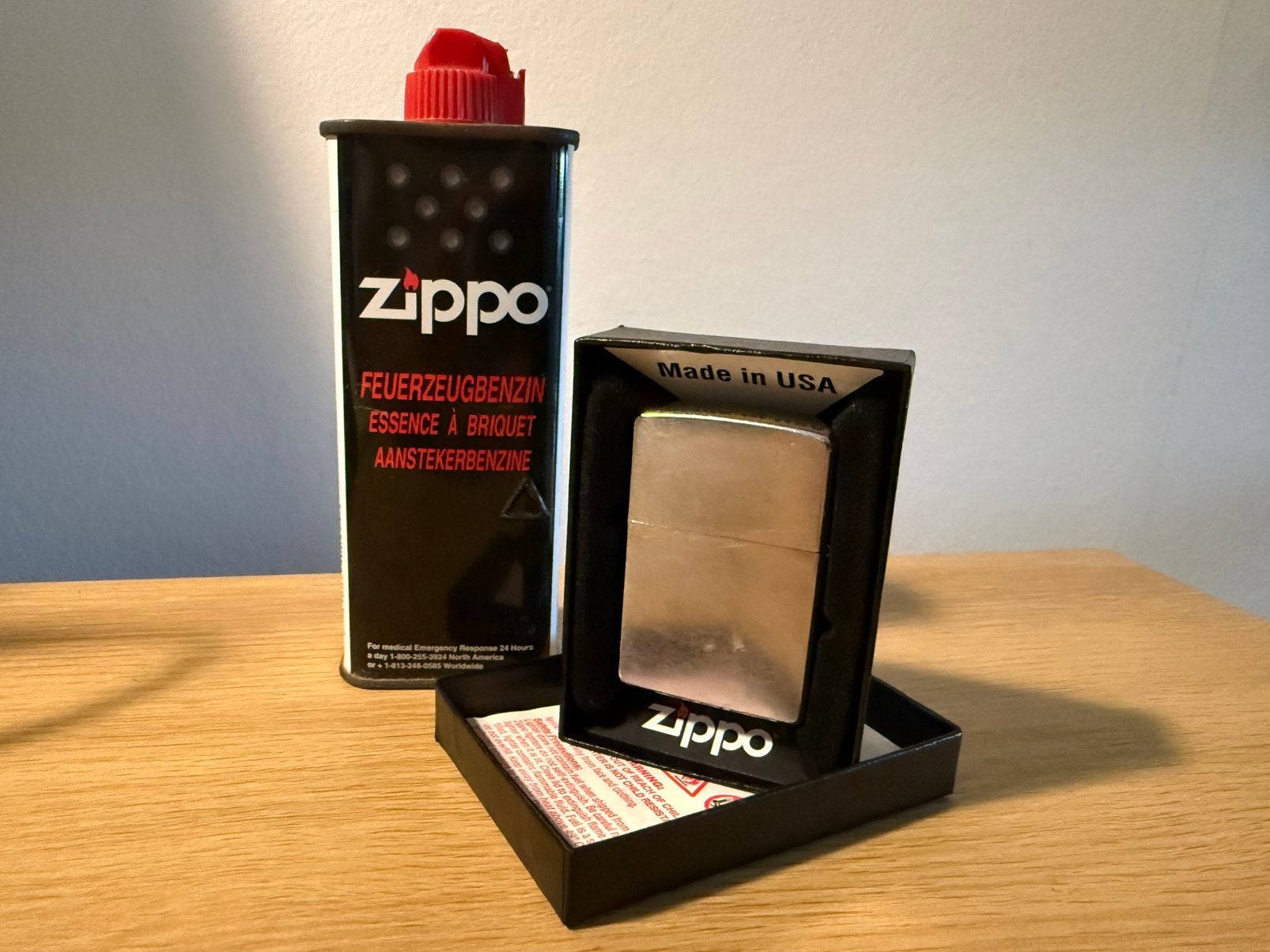 Zippo aansteker, Ophalen of Verzenden, Gebruikt