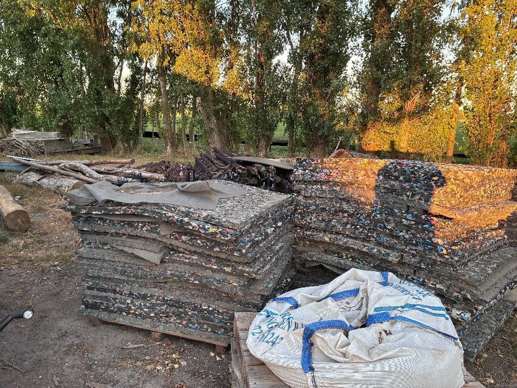 Valdempemde ondergrond foammatten speeltoestel valdemping, Ophalen, Gebruikt, 20 m² of meer