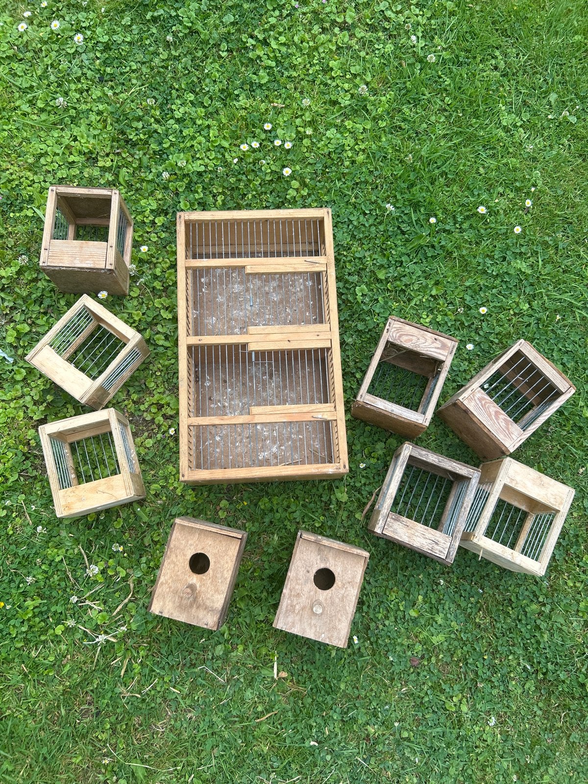 Houten kastjes voor kleine vogels, voliere, Ophalen of Verzenden, Kooi-accessoires