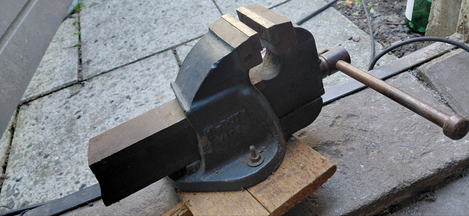 Vintage Heavy Duty No. 2 bankschroef, Ophalen of Verzenden, Gebruikt