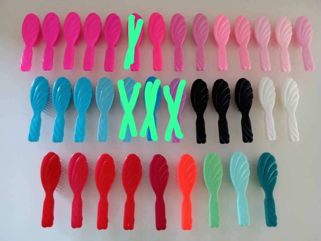 Heel Veel BORSTELTJES voor BARBIE en andere Poppen 13 foto's, Ophalen of Verzenden, Gebruikt, Accessoires
