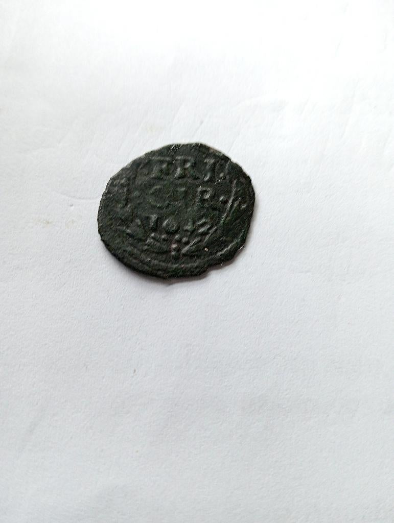Duit Reckheim Fri Cir 1642, Postzegels en Munten, Munten | Nederland, Ophalen of Verzenden, Vóór koninkrijk, Overige waardes